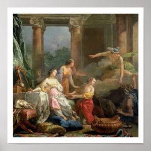 Póster Mercury, Herse e Aglauros, 1763 (óleo em canvas)