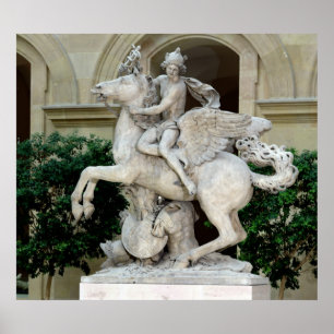 Póster Mercury que monta Pegasus