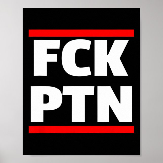 Poster Merda Putin Eu Apoio a Ucrânia  (Frente)