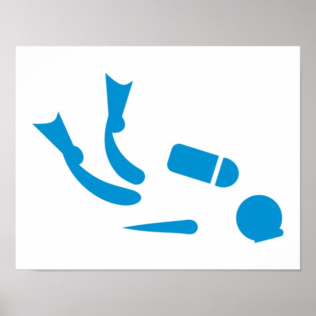 Poster Mergulhador (Frente)