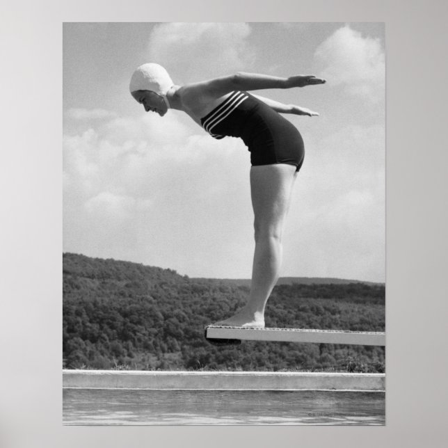 Póster Mergulhador (Frente)