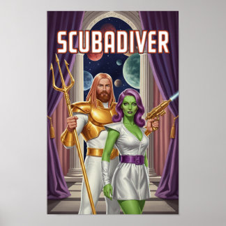 Poster Mergulhador
