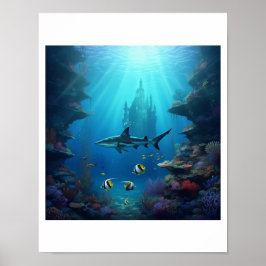 Poster mergulhando um recife secreto