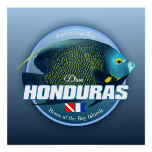Póster Mergulhe nas Honduras (DD2)