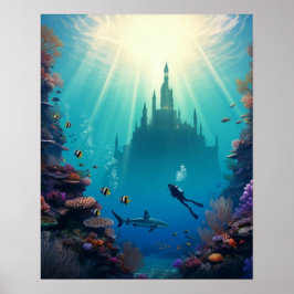 Poster Mergulhe um recife secreto