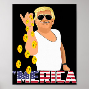 Poster Merica Trump Outfits