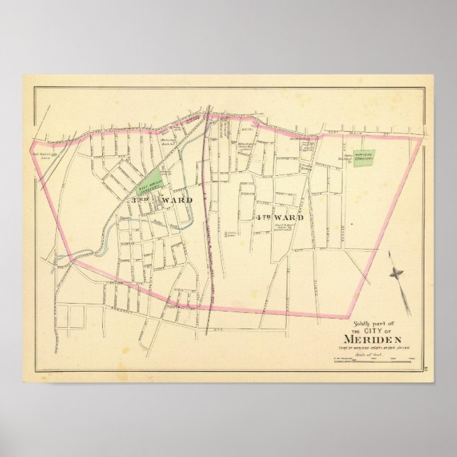 Póster Meriden Sul (Frente)