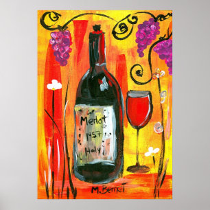 Póster Merlot 1957