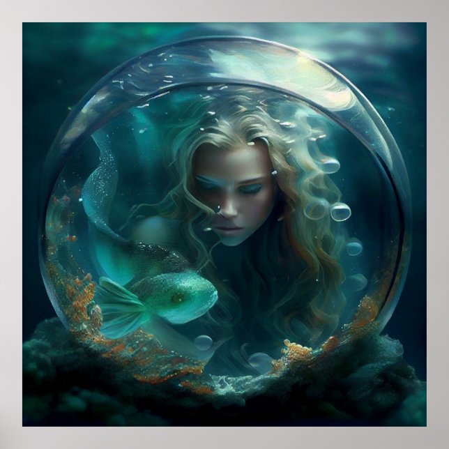 Poster mermaid (Frente)
