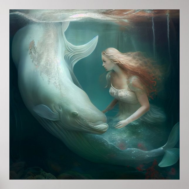 Poster mermaid (Frente)