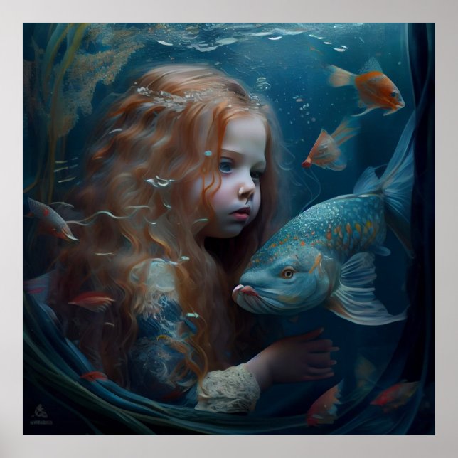 Poster mermaid (Frente)