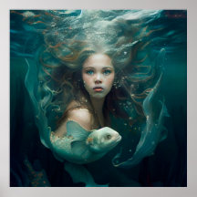 Poster mermaid