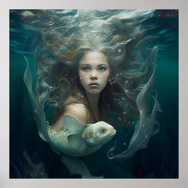 Poster mermaid (Frente)