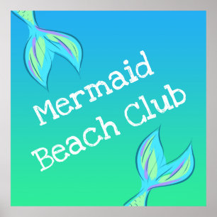Poster Mermaid Beach Club