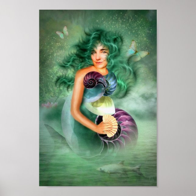 Poster Mermaid Meike (Frente)