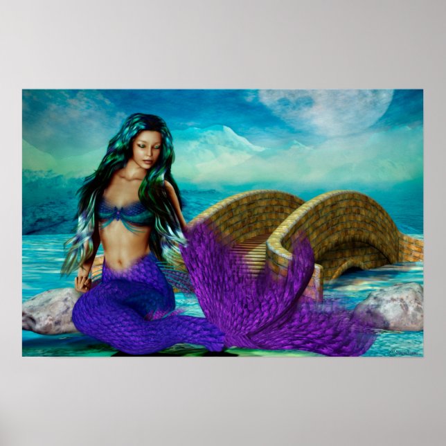 Poster Mermaid Seasons Series "McBeth" WINTER Art (Frente)