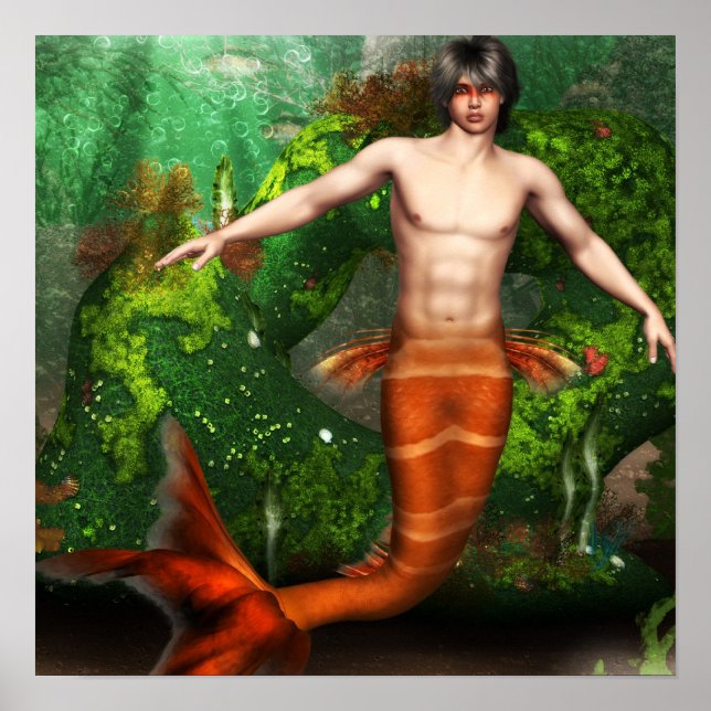 Póster Merman NatalPoster (Frente)