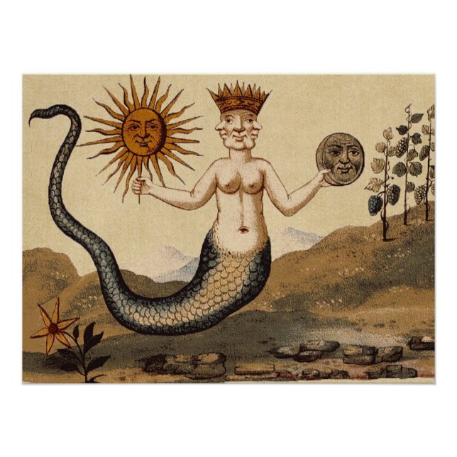 Póster Merman Sun e Moon - Símbolo Perfeito (Frente)