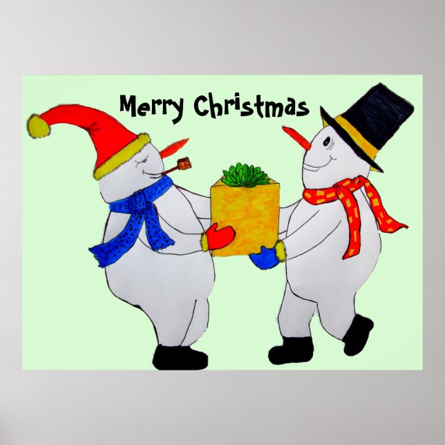 POSTER MERRY CHRISTMAS DOS NEVES (Frente)