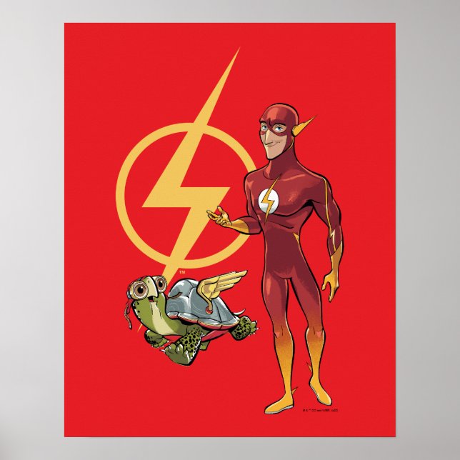 Poster Merton e o Flash (Frente)