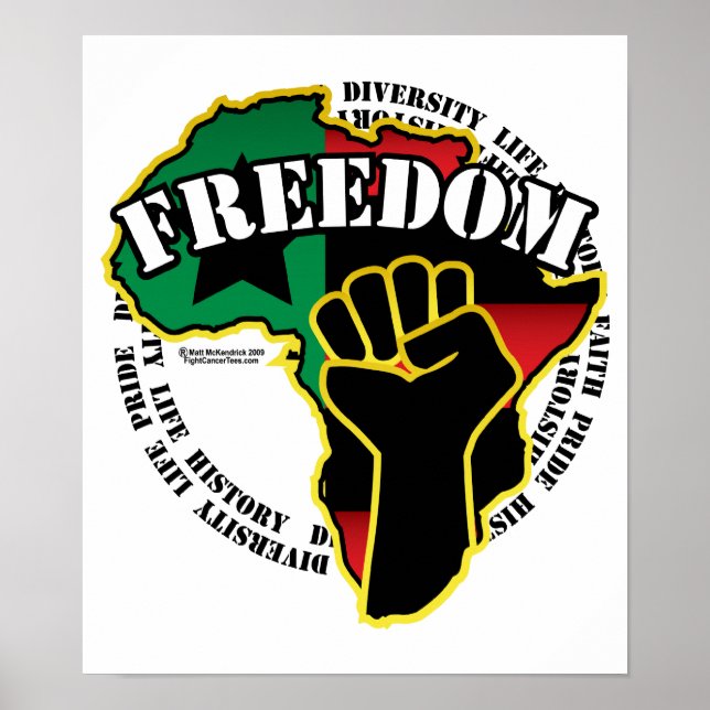 Poster Mês da História Negra (Frente)