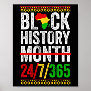 Poster Mês da História Negra 247365 Camisa África Para Ho