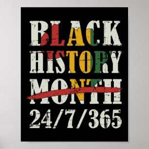 Poster Mês da História Negra 247365 Com Bandeira do Mapa