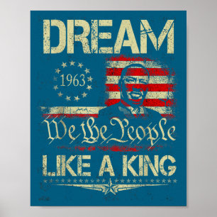 Poster Mês da História Negra Arte dos Sonhos de Martin