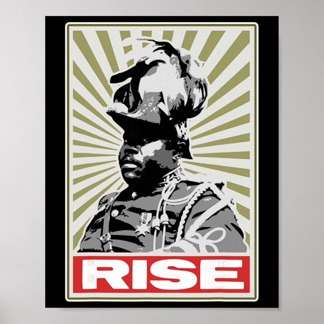 Poster Mês da História Negra - Ascensão Afrocentrista (Frente)