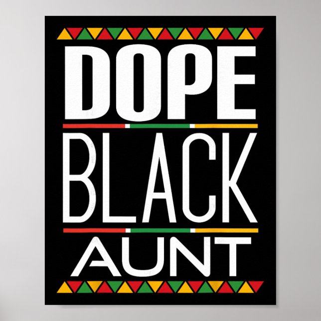 Poster Mês da História Negra da Tia Preta Droga (Frente)