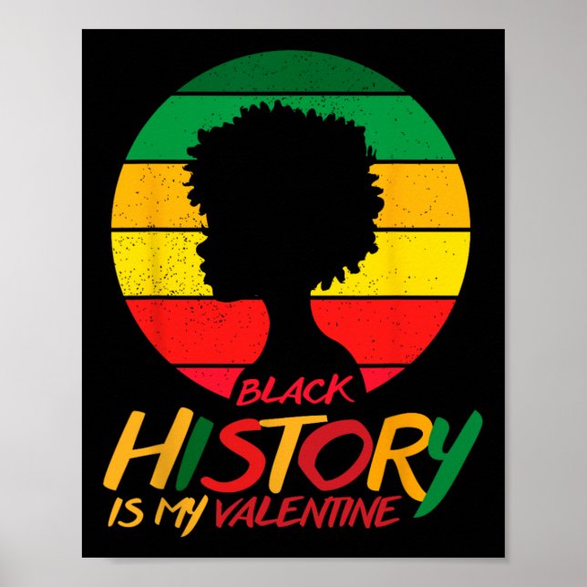 Poster Mês da História Negra é Minha Namorada  (Frente)