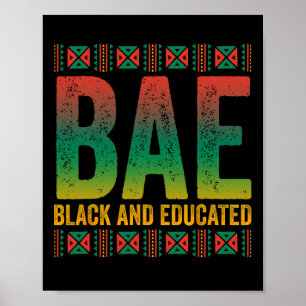 Poster Mês da História Negra E Negro E Educado