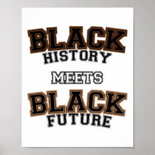 Poster Mês da História Negra Futuro Africano 