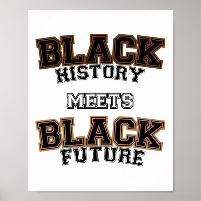 Poster Mês da História Negra Futuro Africano  (Frente)