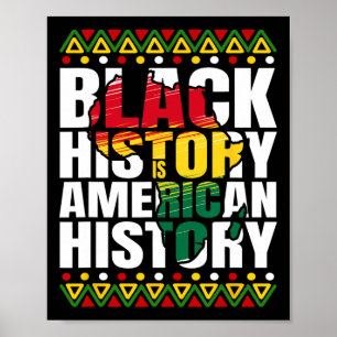 Poster Mês da História Negra Herança Cultura Afro-America