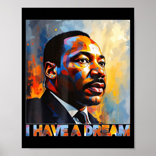 Poster Mês da História Negra Martin Tem Sonho Luther King (Frente)