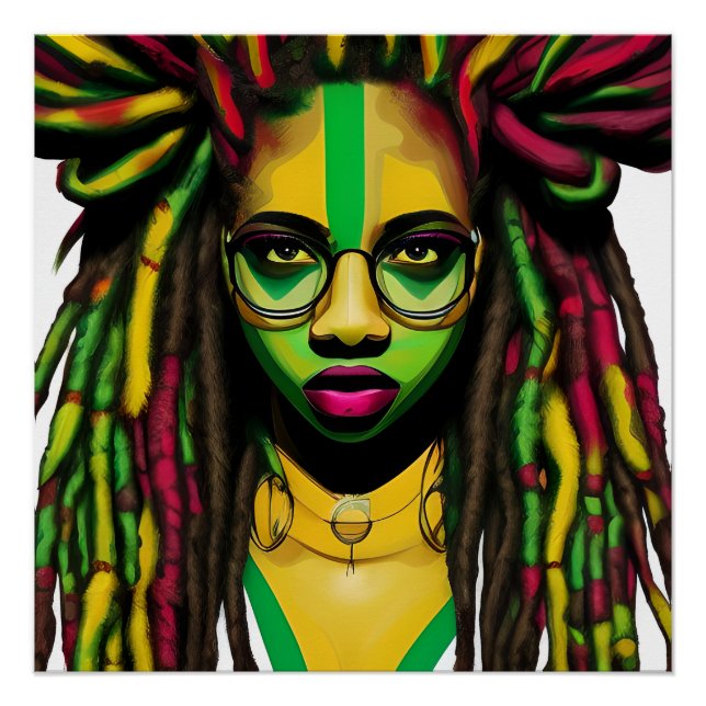 Póster Mês da História Negra Melanin Mulheres Negras Magi (Frente)