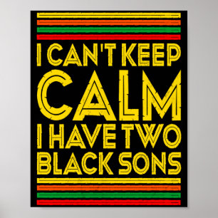 Poster Mês da História Negra Não Posso Manter a Calma Ten