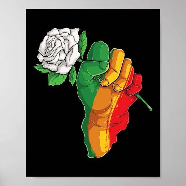 Poster Mês da História Negra Orgulho Afro-Americano Celeb (Frente)