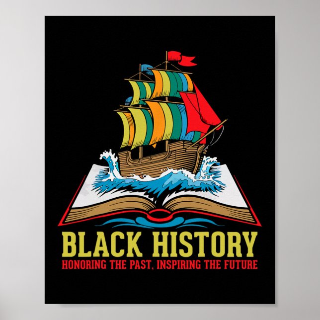 Poster Mês da História Negra Orgulhosa Cultura Afro-Ameri (Frente)