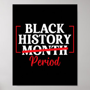 Poster Mês da História Negra Período Mulheres Afro-Americ