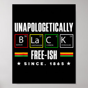 Poster Mês da História Negra Tabela Periódica Química Neg