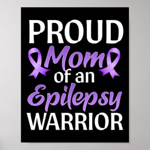 Poster Mês De Consciência Da Epilepsia Orgulhava Mãe De U