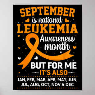 Poster Mês de Consciência da Leucemia