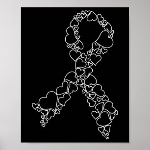 Poster Mês de Consciência da Leucemia Cardíaca - Vestimos