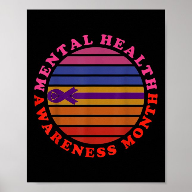 Poster Mês de Consciência da Saúde Mental (Frente)