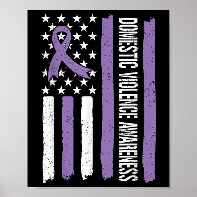 Poster Mês de Consciência da Violência Doméstica (Frente)