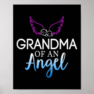 Poster Mês de Conscientização da Avó de um Anjo Sids
