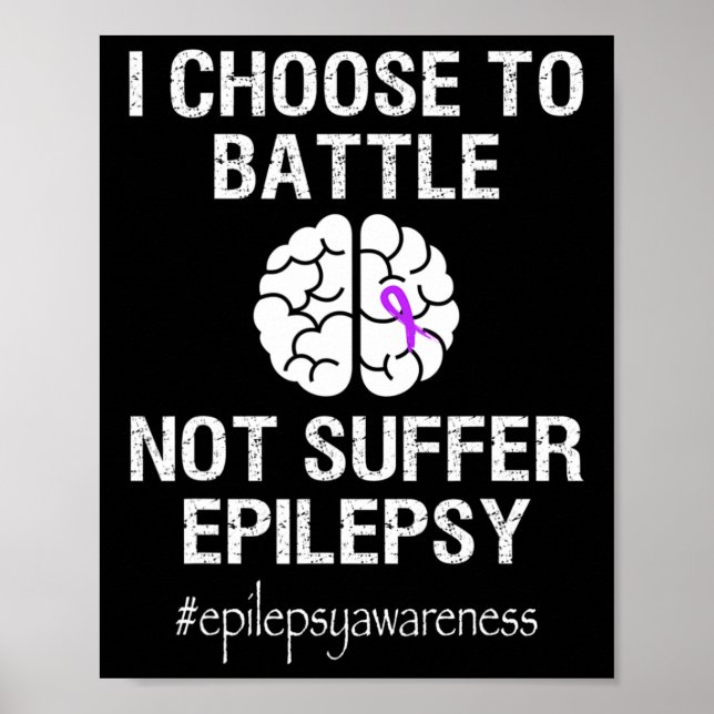 Poster Mês de Conscientização da Epilepsia Eu Escolho Byt (Frente)
