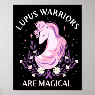 Poster Mês de Conscientização do Lúpus Guerreiros do Lúpu